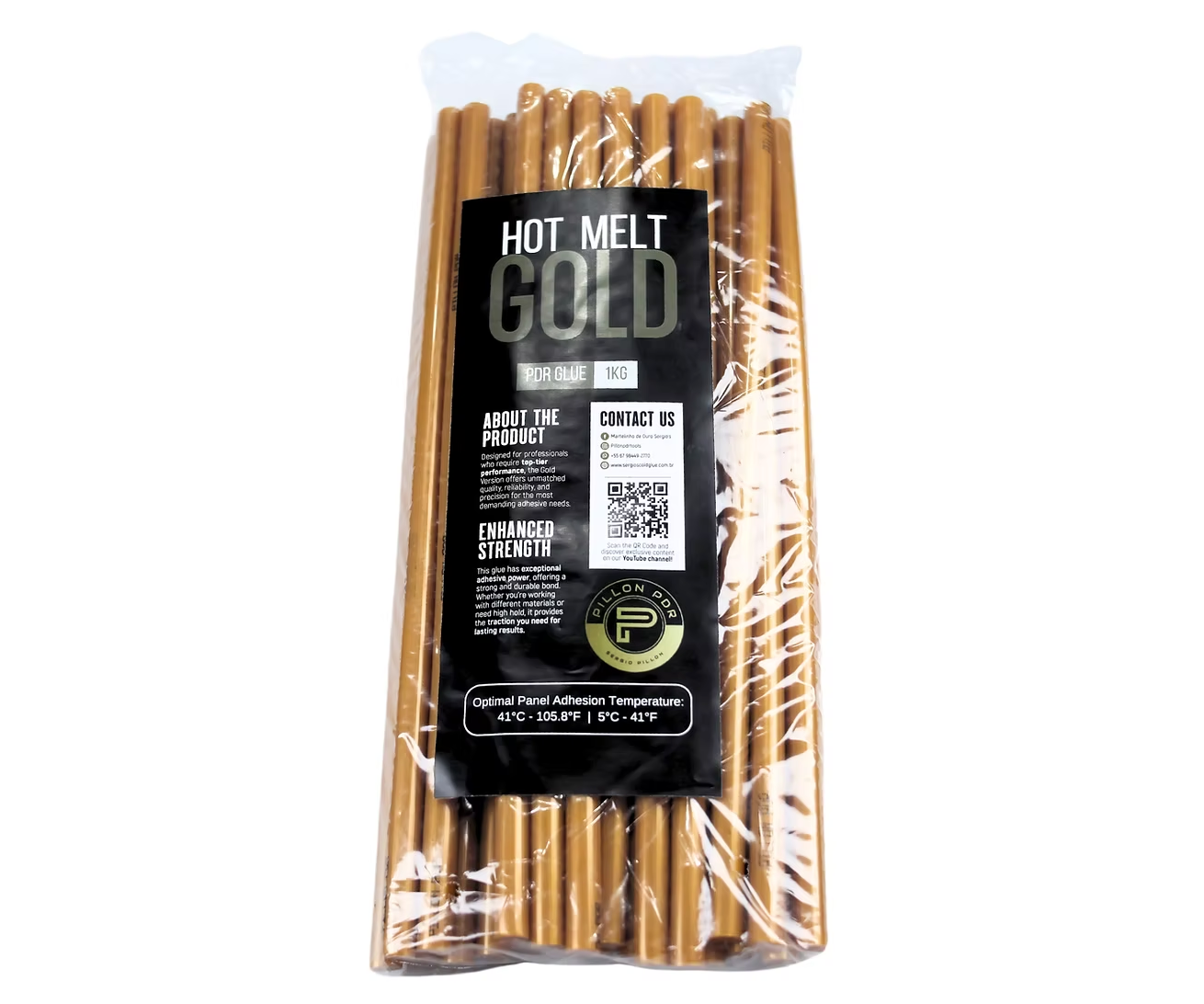 Cola Quente Dourada – Alta Performance para Martelinho de Ouro (1kg)