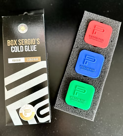 Box de Cola Fria Sérgio Pillon – Kit com 3 Colas Profissionais para Martelinho de Ouro